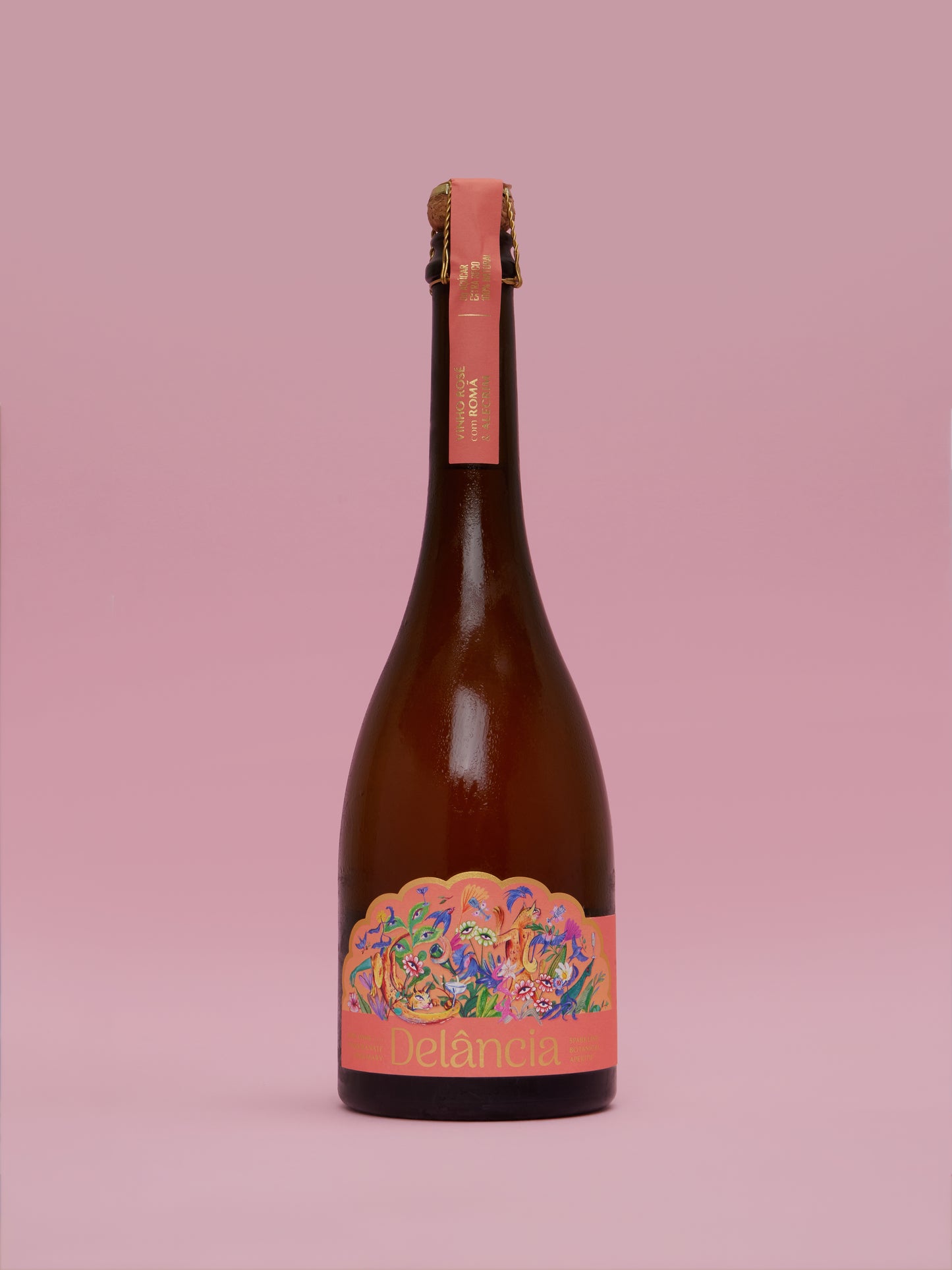Rosé Wine with Pomegranate & Rosemary